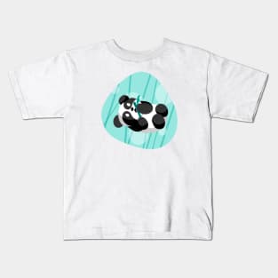 Panda & Bamboo (second background) Kids T-Shirt